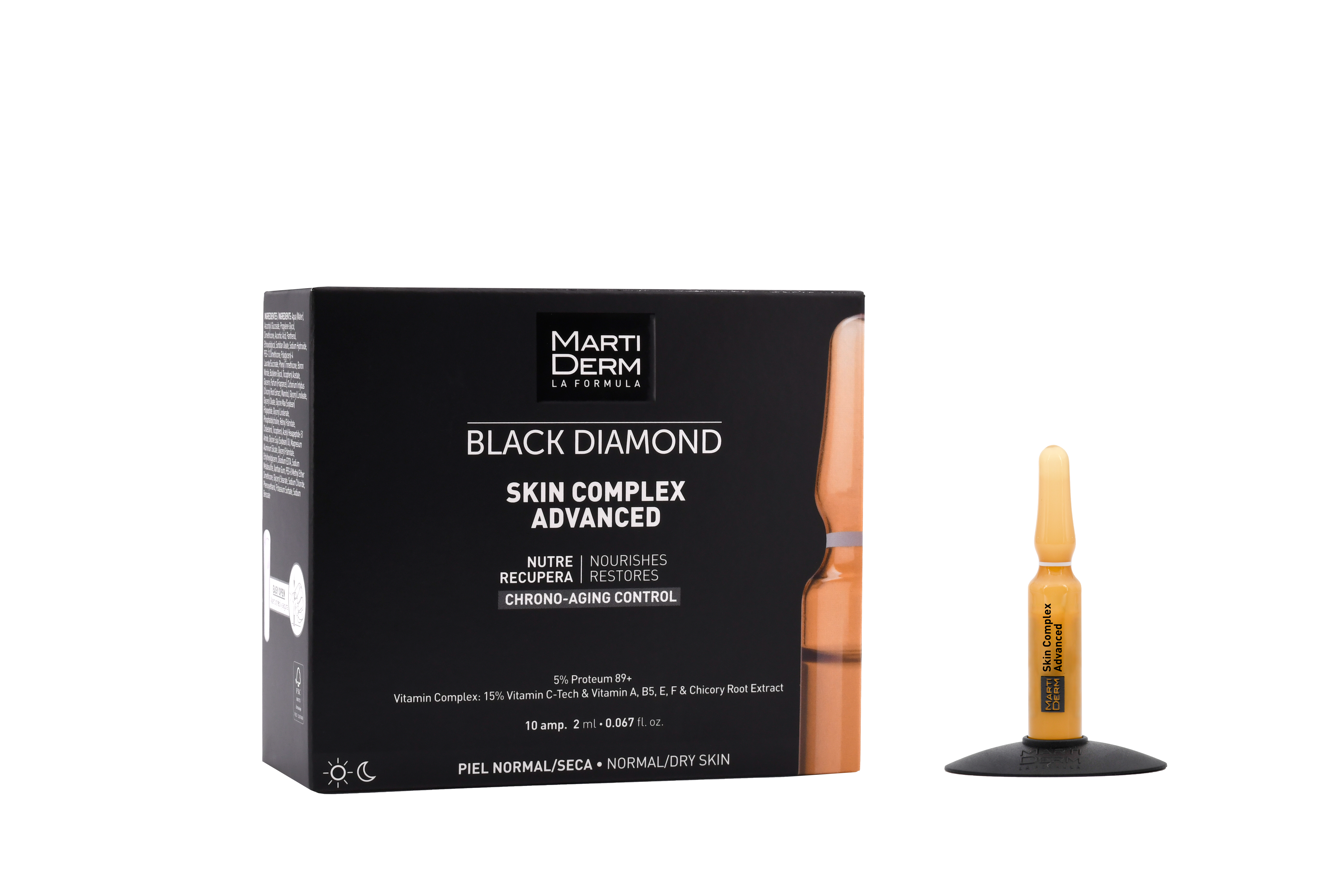 MartiDerm Black Diamond Skin Complex Advanced 10 Ampolletas x 2 ml