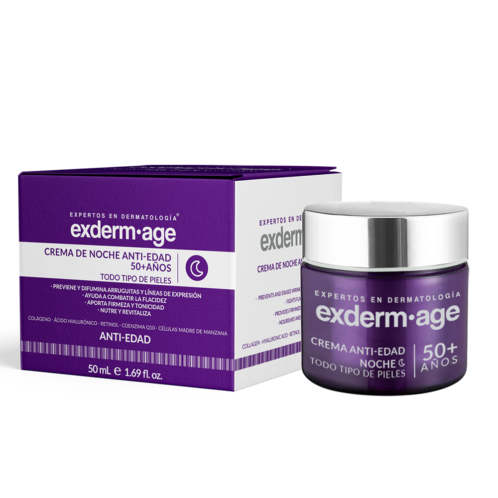 Exderm Age Crema de Noche Antiedad 50+ Años 50 ml