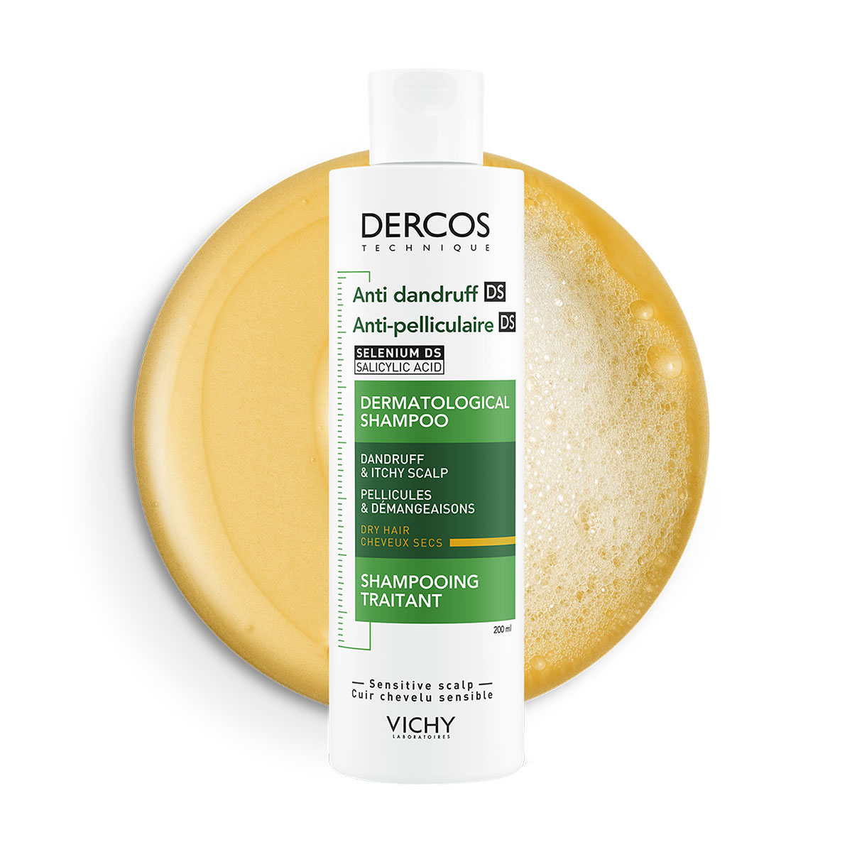 Vichy Dercos Anti Pelliculaire Shampoo Caspa Seca 200 ml