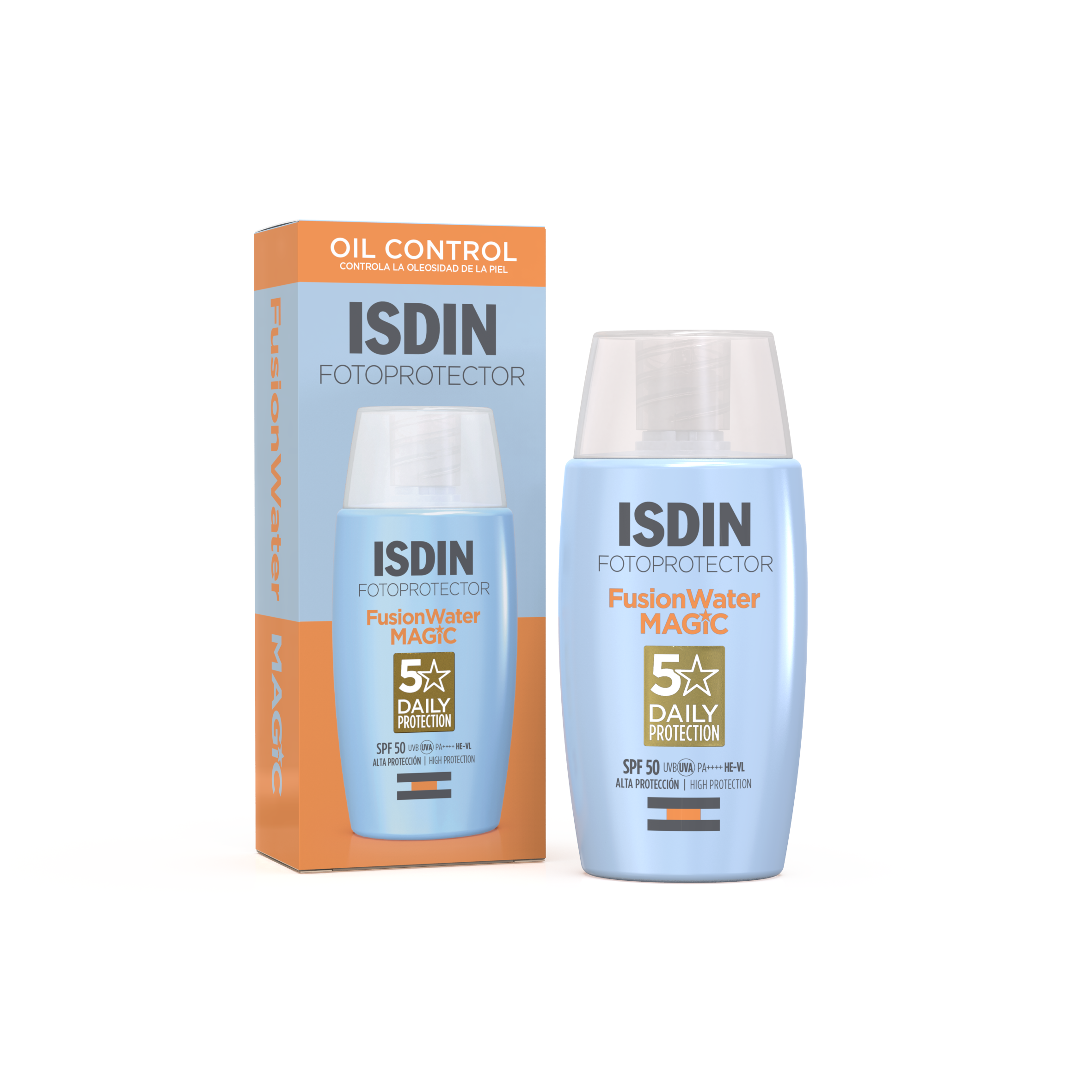 ISDIN Fusion Water Magic SPF 50 Sin Color 50 ml