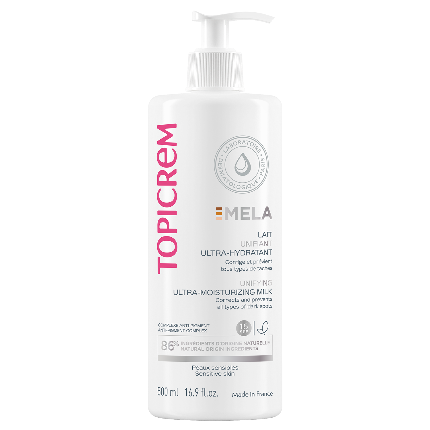 Topicrem Mela Lait Leche Unificadora 200 ml.