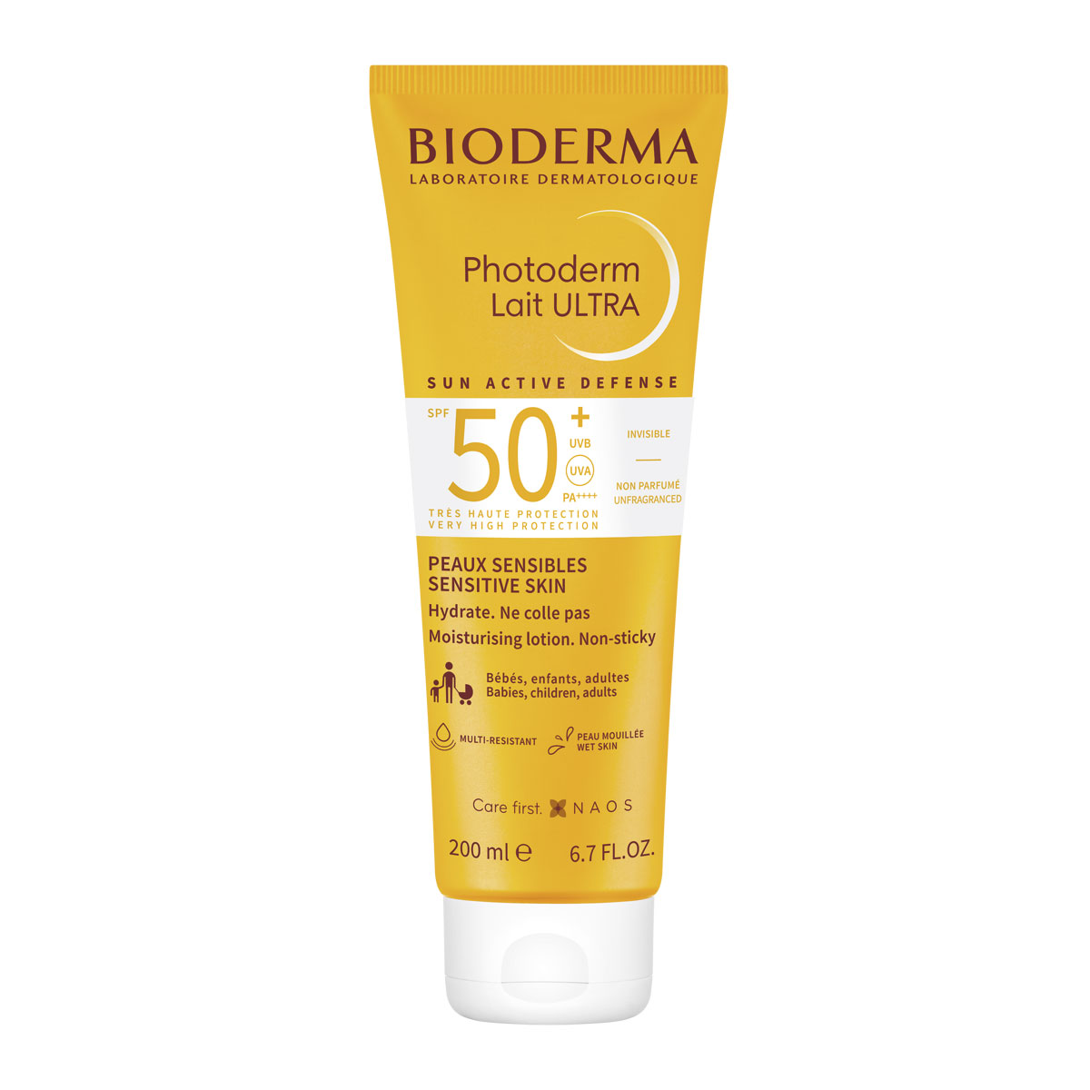 Bioderma Photoderm Lait Ultra SPF 50+ Invisible 200 ml