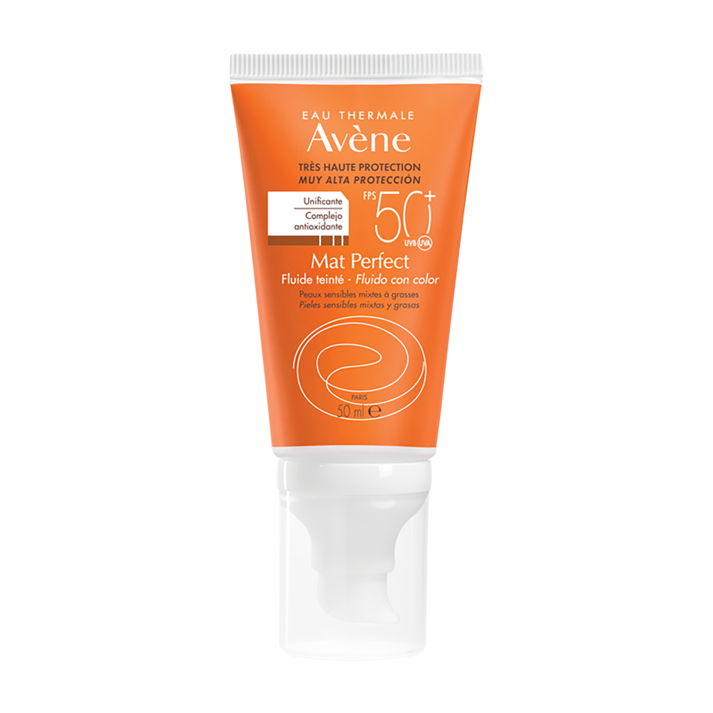 Avène Protector Solar Mat Perfect con Color SPF 50+ 50 ml