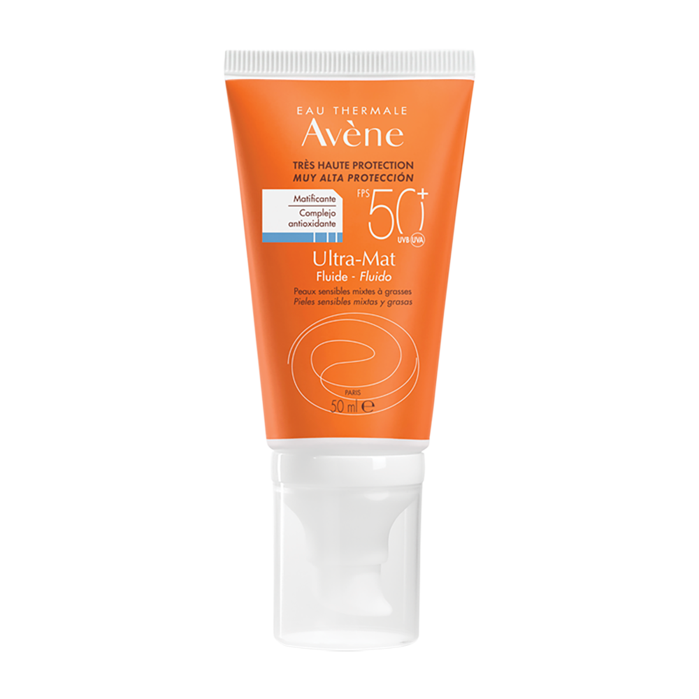 Avène Protector Solar Ultra Mat Sin Color SPF 50+ 50 ml