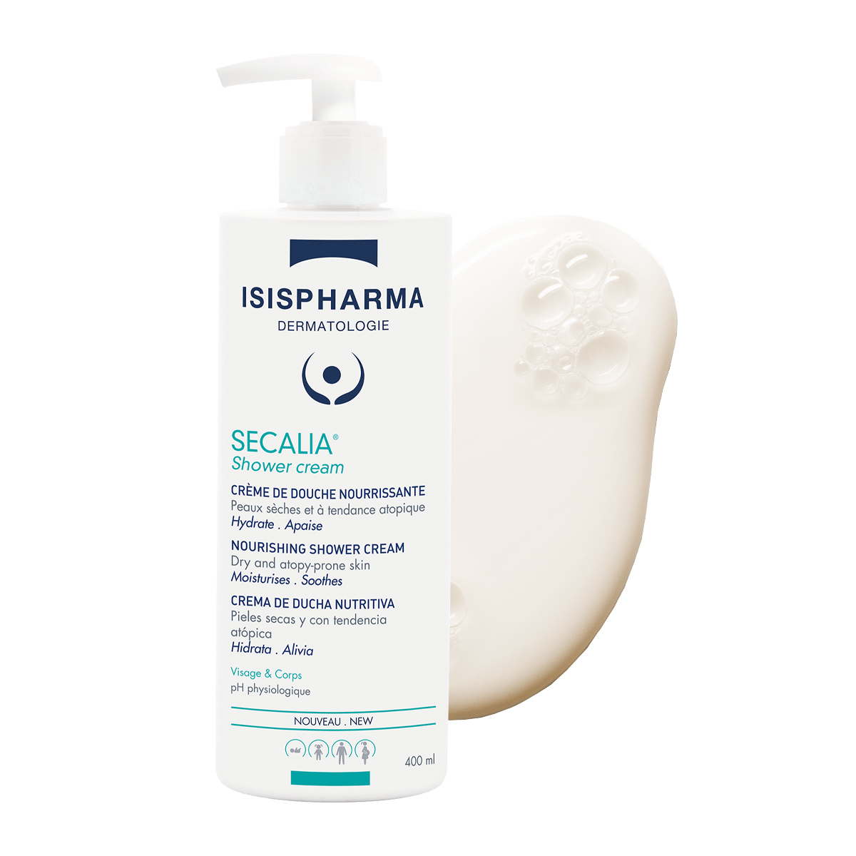 IsisPharma Secalia Crema de Ducha Nutritiva 400 ml