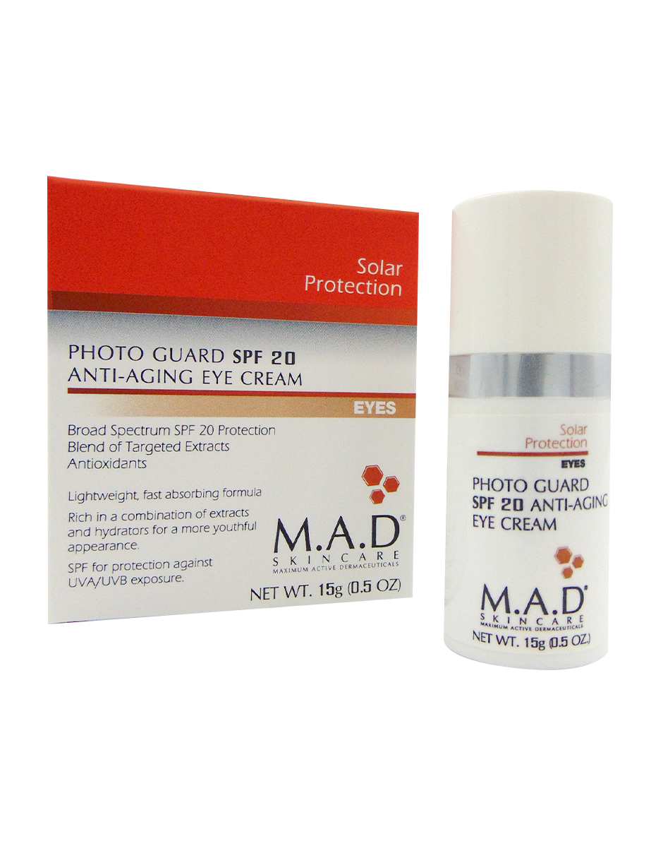 M.A.D Skincare Solar Protection Photo Guard SPF 20 Crema Contorno de Ojos 15 ml