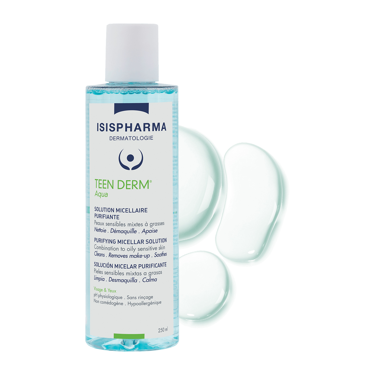 Isispharma Teen Derm Aqua Solución Micelar 250 ml