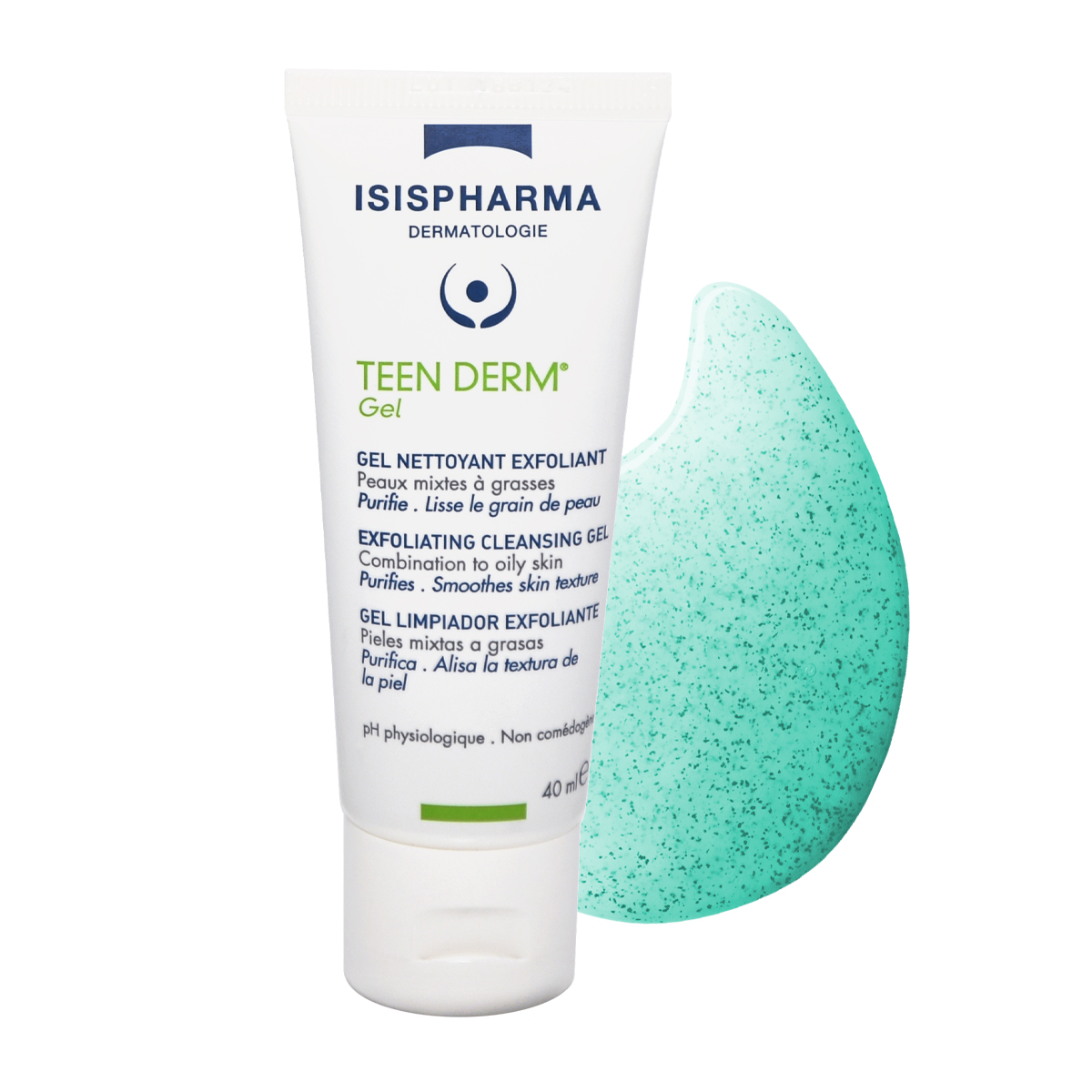 Isispharma Teen Derm Gel Limpiador Exfoliante 150 ml