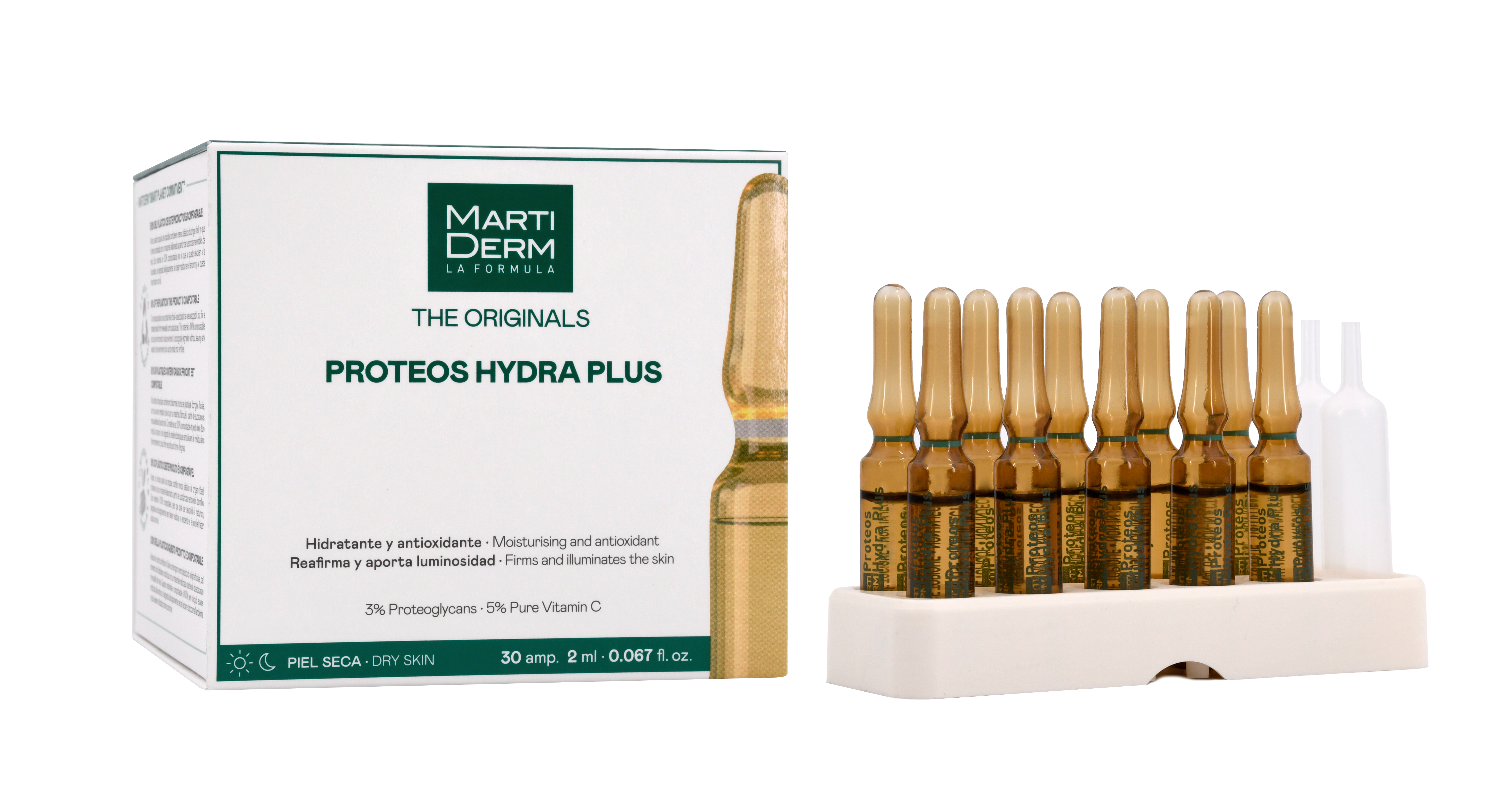 MartiDerm The Originals Proteos Hydra Plus 30 Ampolletas x 2 ml