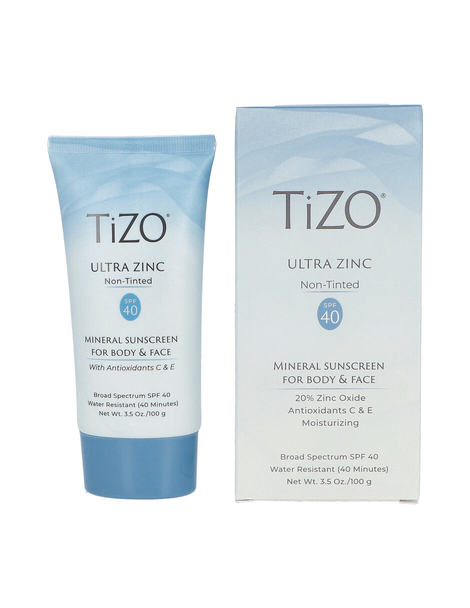 TIZO Ultra Zinc Non-Tinted Face & Body Sunscreen SPF 40 100 g